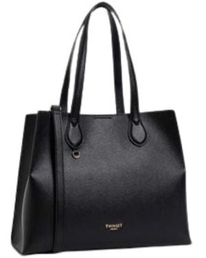 Twinset Tote Bags - Nero