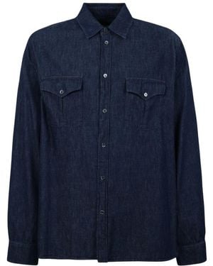 Jil Sander Denim Shirts - Blue