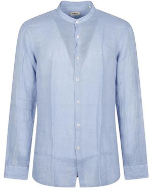 Altea Clark Lange Mouw Shirt - Blauw