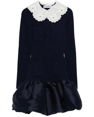 Self-Portrait Knitted Dresses - Azul