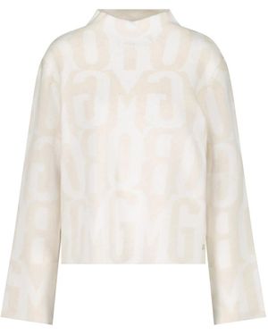 Monari Rollkragenpullover - Weiß