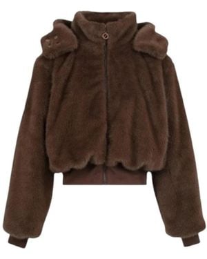 No Name Jassen ,Bruin ,Katoen Carter Sherpa Jas