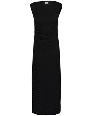 Kaffe Midi-Kleid - Schwarz