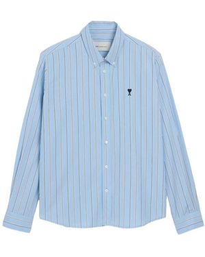 Ami Paris Overhemden ,Blauw ,Casual Shirt
