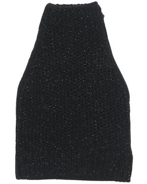Ermanno Scervino Sleeveless Tops - Black