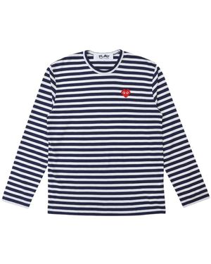 T shirt a manica lunga COMME DES GARCONS PLAY da uomo Sconto online fino al 40 Lyst