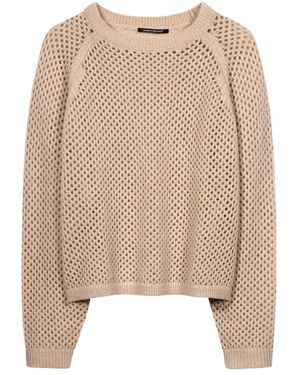 Luisa Cerano Round-Neck Knitwear - Neutro