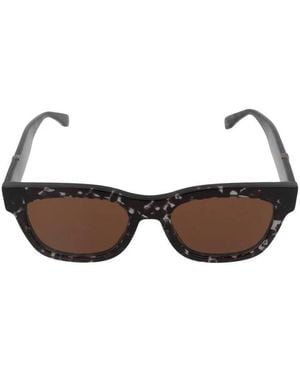 Fendi Diagonale Zonnebril - Bruin