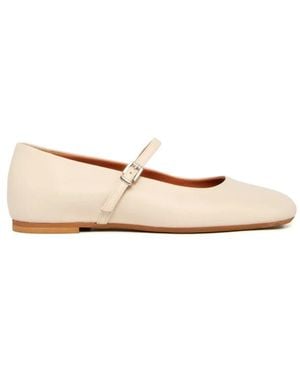 POESIE VENEZIANE Ballerina Mit Verstellbarem Riemen - Natur