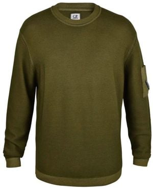 C.P. Company Round-Neck Knitwear - Vert