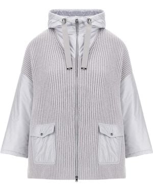 Herno Jassen ,Grijs ,Katoen Resort Jacket