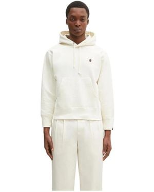 A Bathing Ape One Point Pullover - Wit