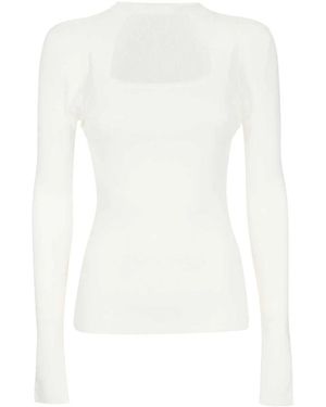 Dondup Long Sleeve T-Shirts - White