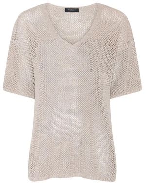 Bruuns Bazaar V-Neck Knitwear - Naturel