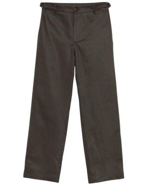 Amaranto Straight Trousers - Gris