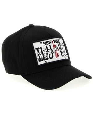 DSquared² Cotton Capsule Cap - Zwart