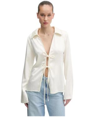 Desigual Overhemden ,Polyester Eris Blouse - Wit