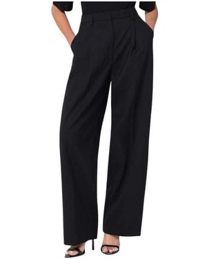 Thelatest Schwarze Slim Hose