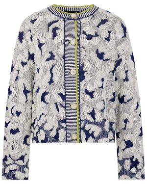 Marc Cain Strickjacke Aus Baumwolle - Grau