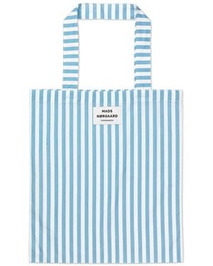 Mads Nørgaard Blaue Cashmere Shopper Tasche