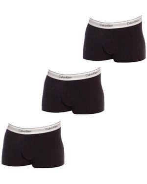 Calvin Klein Pack De 3 Boxer Trunk - Zwart