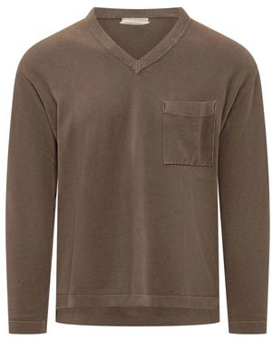 ATOMOFACTORY V-Neck Knitwear - Marrone