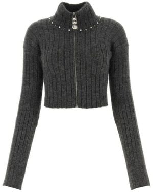 Alessandra Rich Cardigans - Black