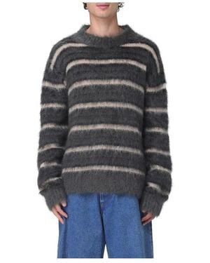 Marni Round-Neck Knitwear - Gris