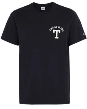 Tommy Hilfiger Authentisches Kurzarm T-Shirt - Schwarz
