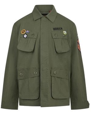 Deus Ex Machina Jassen ,Groen ,Katoen Power Overshirt
