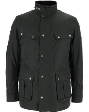 Barbour Duke Wachsjacke - Schwarz