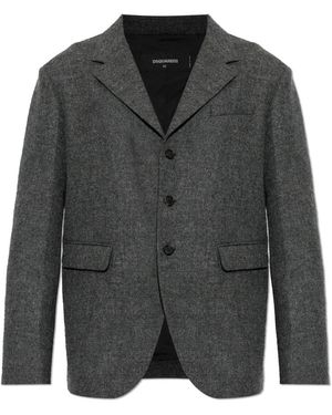 DSquared² Jassen ,Grijs ,Wol Wol Blazer