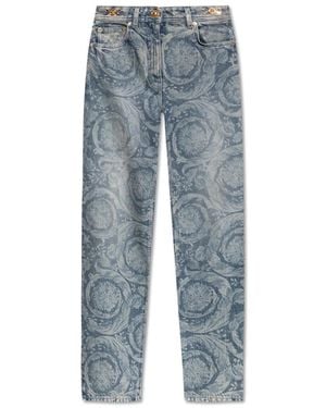 Versace Straight Jeans - Azul