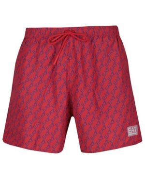 EA7 Beachwear - Rosso