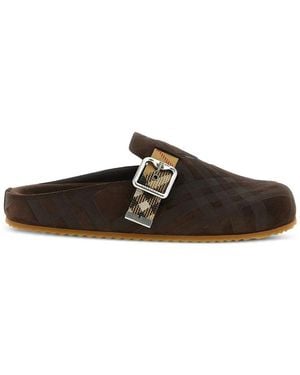 Burberry Mules - Brown