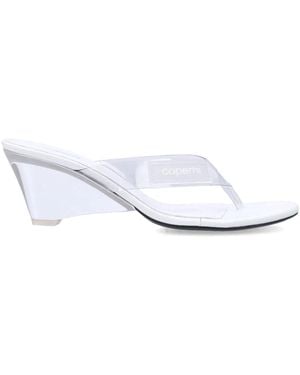 Coperni Heeled Mules - White