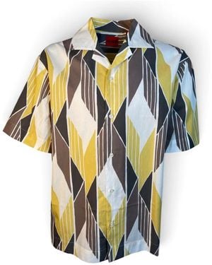 HUGO Overhemden ,Veelkleurig ,Short Sleeve Shirts - Blauw