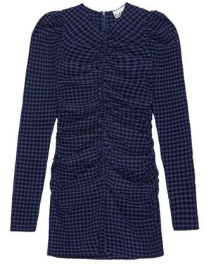 Ganni Short Dresses - Blue