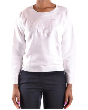 Armani Jeans Round-Neck Knitwear - Blanco