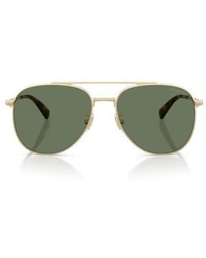 COACH Cdp40 Piloten Sonnenbrille - Grün