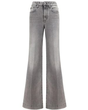 Jacob Cohen Jackie Wide-Leg Jeans - Grau