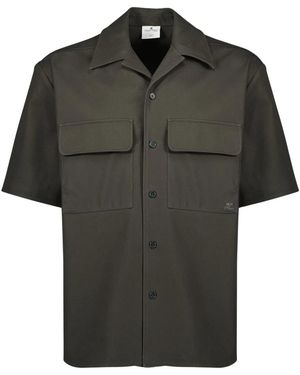 Courreges Short Sleeve Shirts - Black