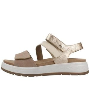 Fluchos Flat Sandals - Metálico