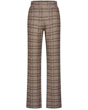 Helena Hart Straight Trousers - Marron