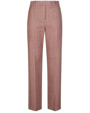 Eleventy Straight Trousers - Rosa
