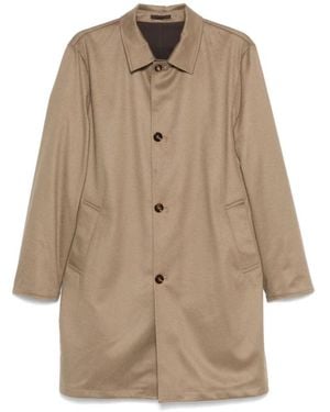 KIRED Single-Breasted Coats - Natural