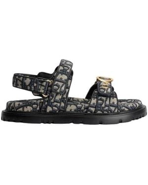 Dior Flat Sandals - Nero