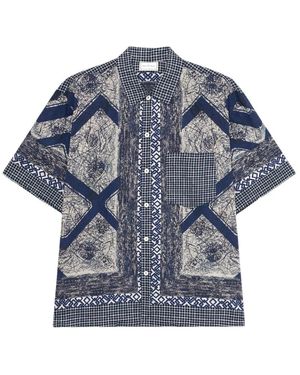 Pierre Louis Mascia Short Sleeve Shirts - Blue