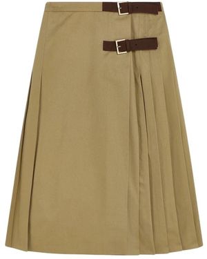 Semicouture Short Skirts - Green
