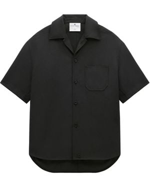 Courreges Short Sleeve Shirts - Black